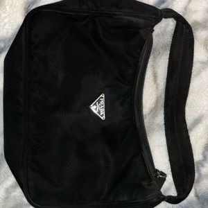 Prada Black Nylon Tessuto Sport Mini Hobo Handbag